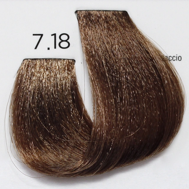 COULEUR DE MOUNIR - 7.18 Hajfesték - Icy Chocolate Blonde 90ml főképe